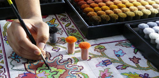 Manufacturer of designer Custom Made Rugs in India
